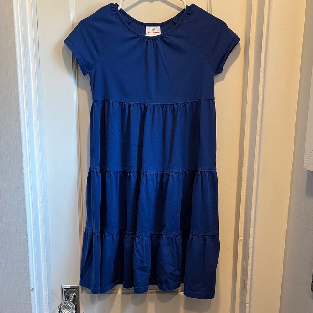 Hanna Andersson Blue Casual Sundress with Crew Neck